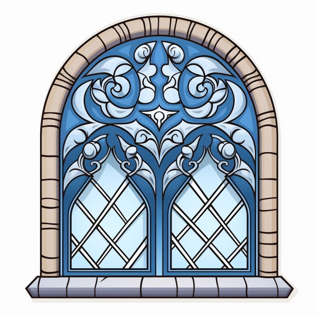 Medieval Windows Stickers - Image 7