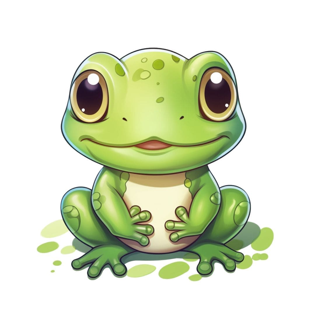 Green Frogs Stickers - Image 5