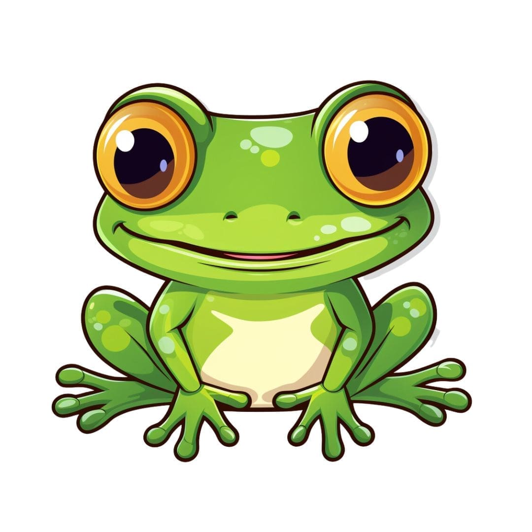 Green Frogs Stickers - Image 7