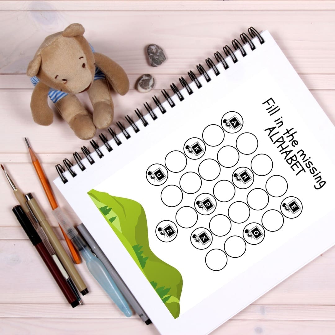 Fill in the Missing Alphabet Activity Sheets - Image 3
