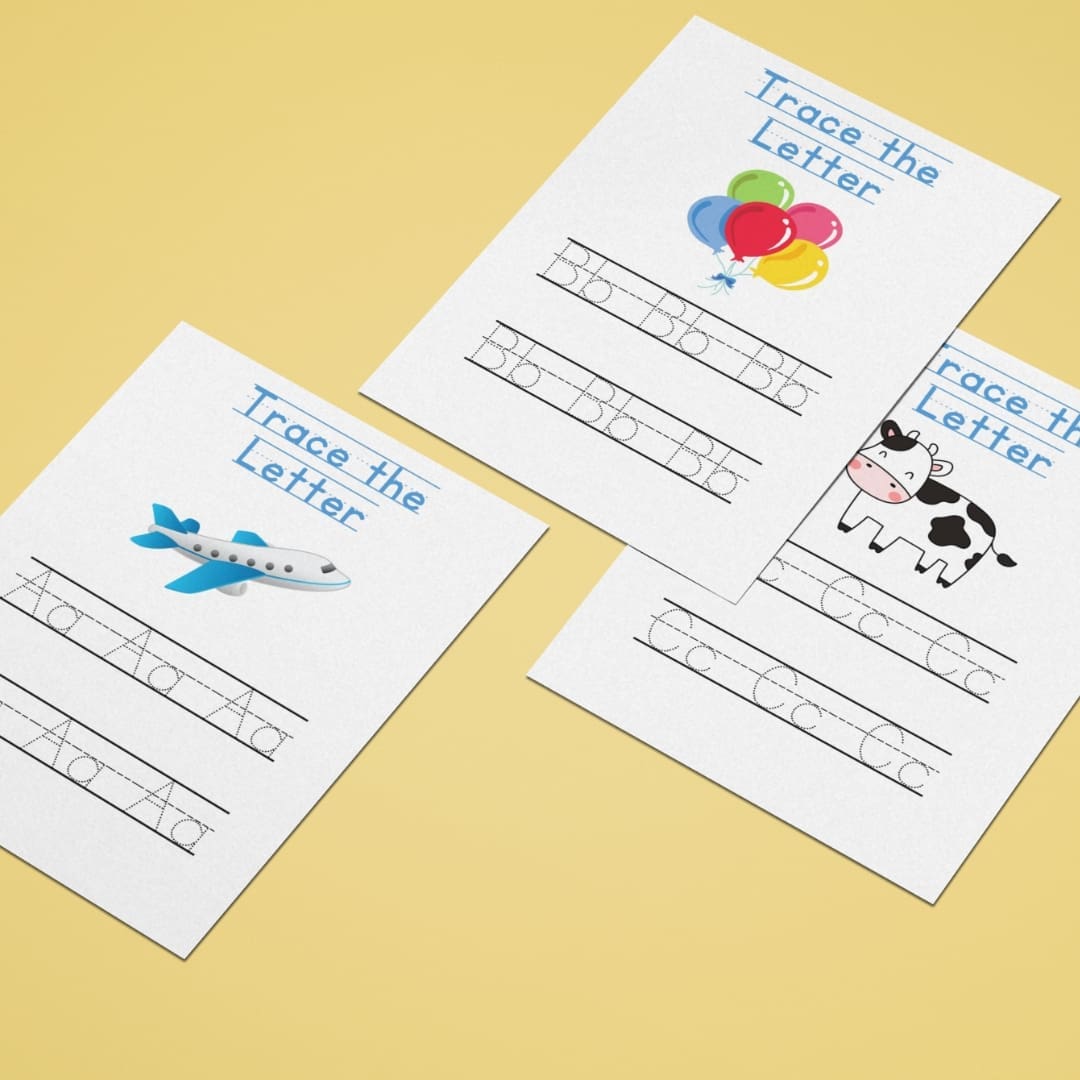 Trace the Letter Activity Sheets - Image 2