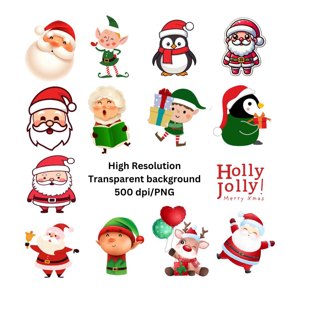 Santa Clause Stickers - Image 4