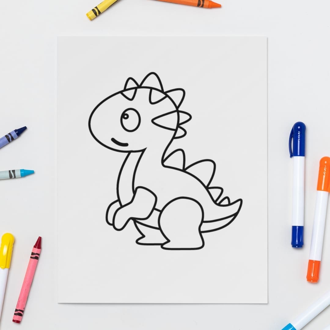 Dinosaurs Coloring Book - Image 7