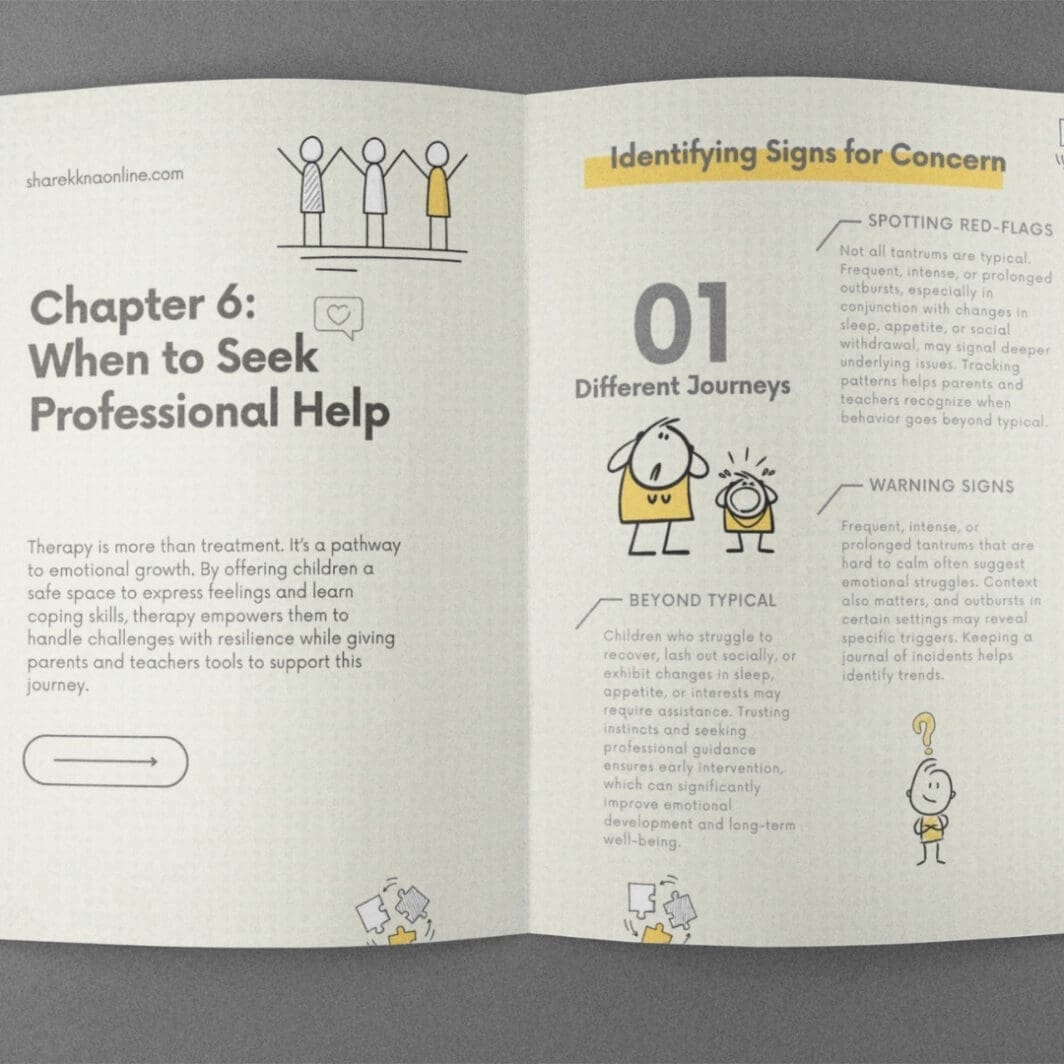 The Tantrum Toolkit ebook PDF cover – parenting guide for managing toddler tantrums, emotional regulation, and caregiver strategies – instant download resource for parents, teachers, and daycare educators.