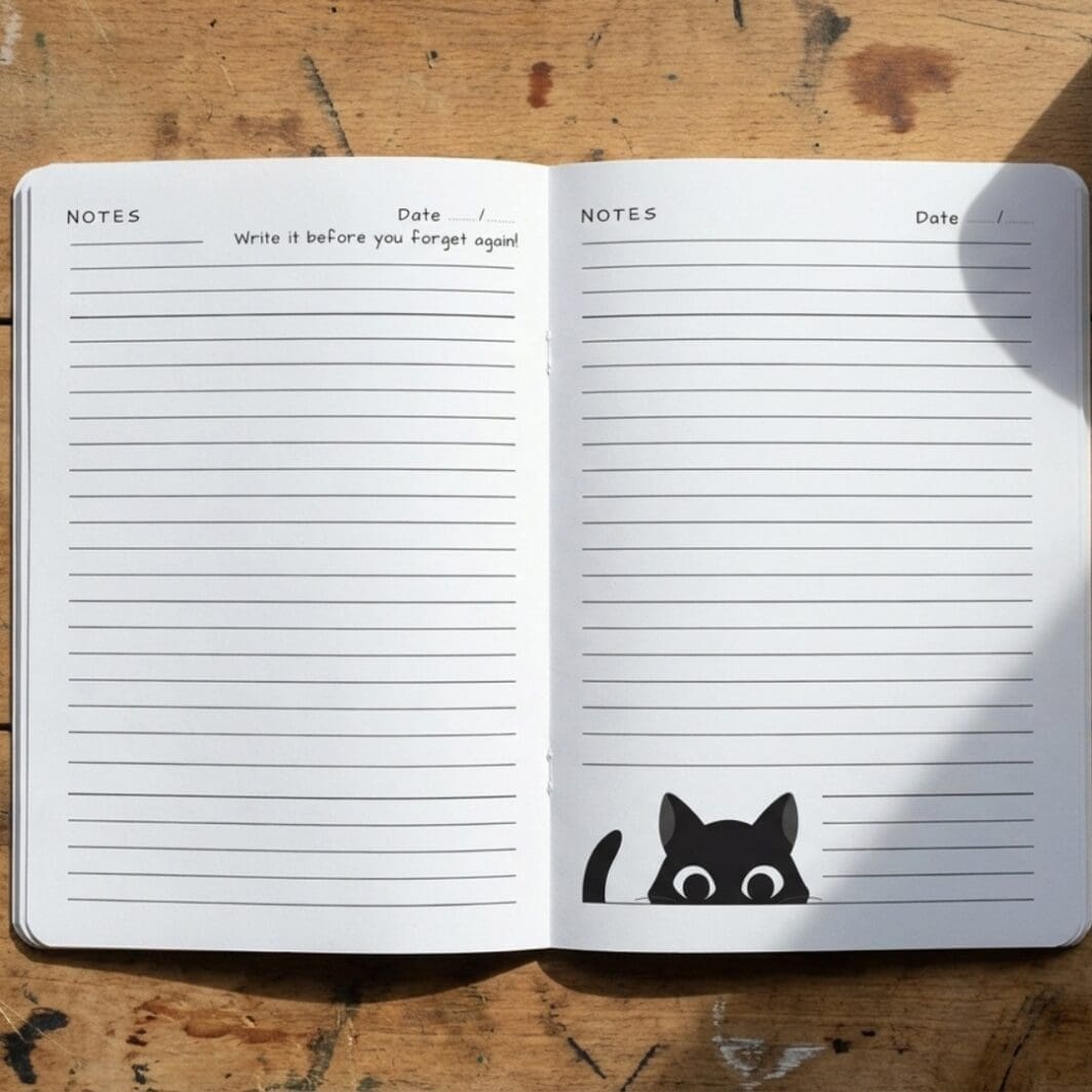 His Notebook