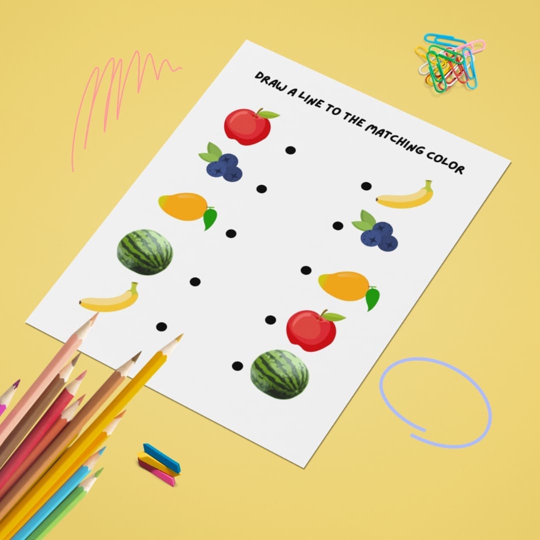 Matching Fruits and Veggies - Image 3