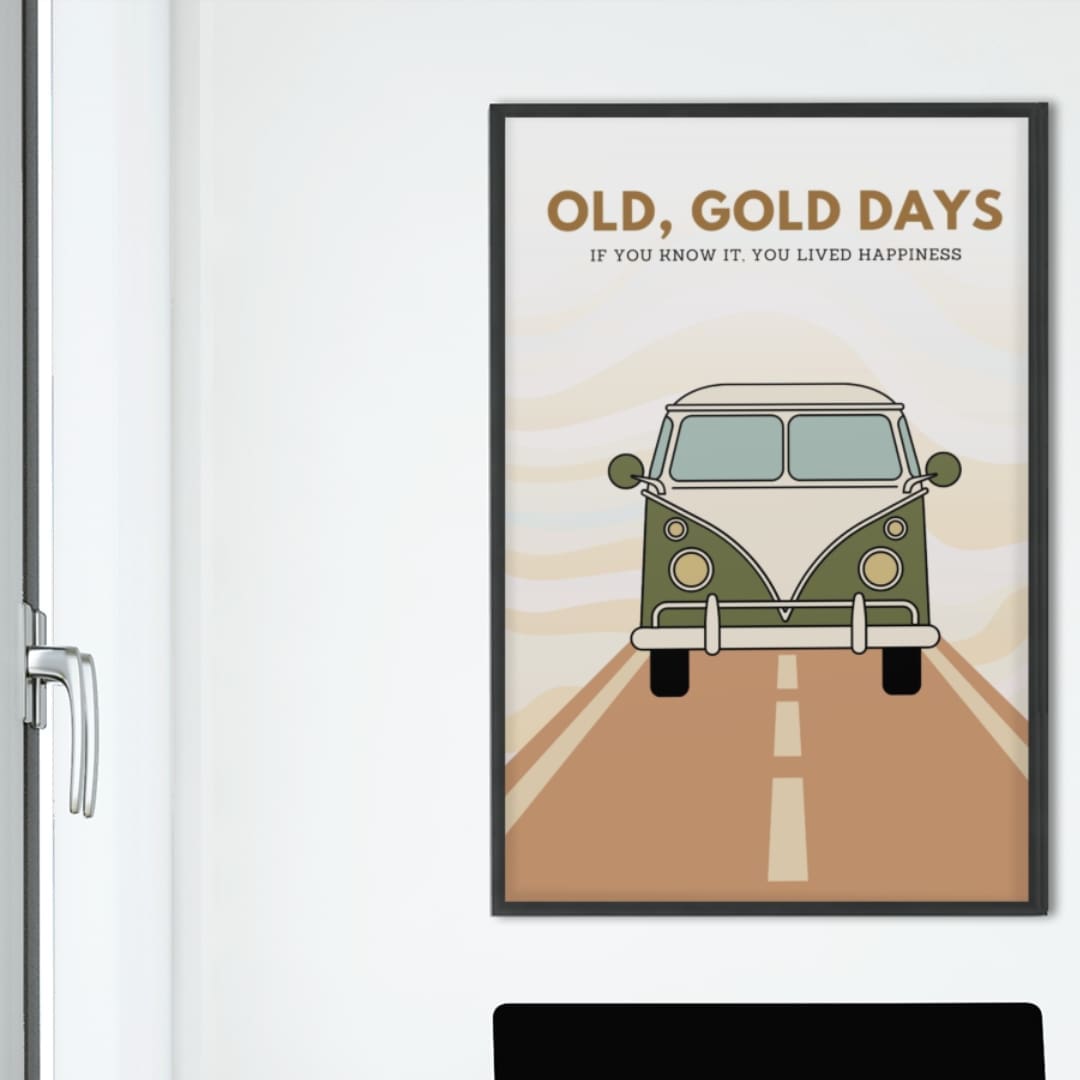 90's poster VW Vintage Van - Image 4