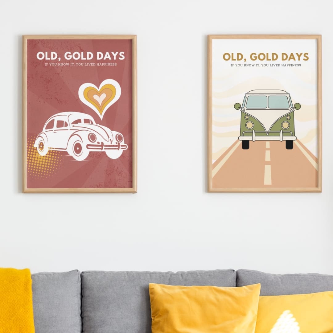 90's poster VW Vintage Van - Image 5