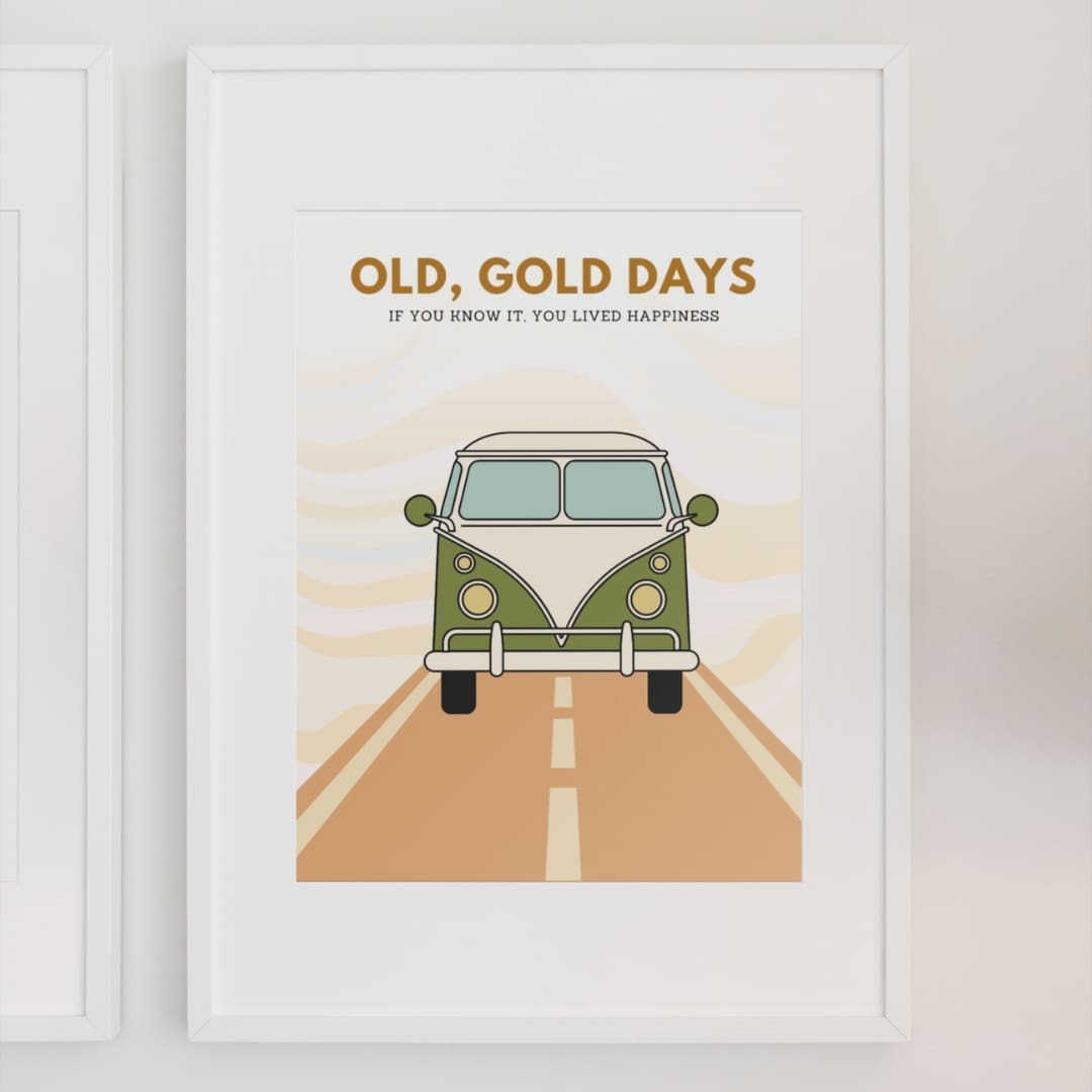 90's poster VW Vintage Van