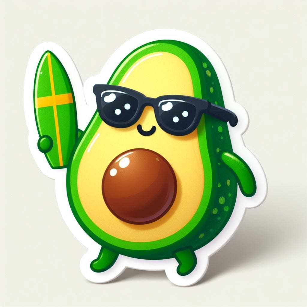 Avocado Stickers - Image 4