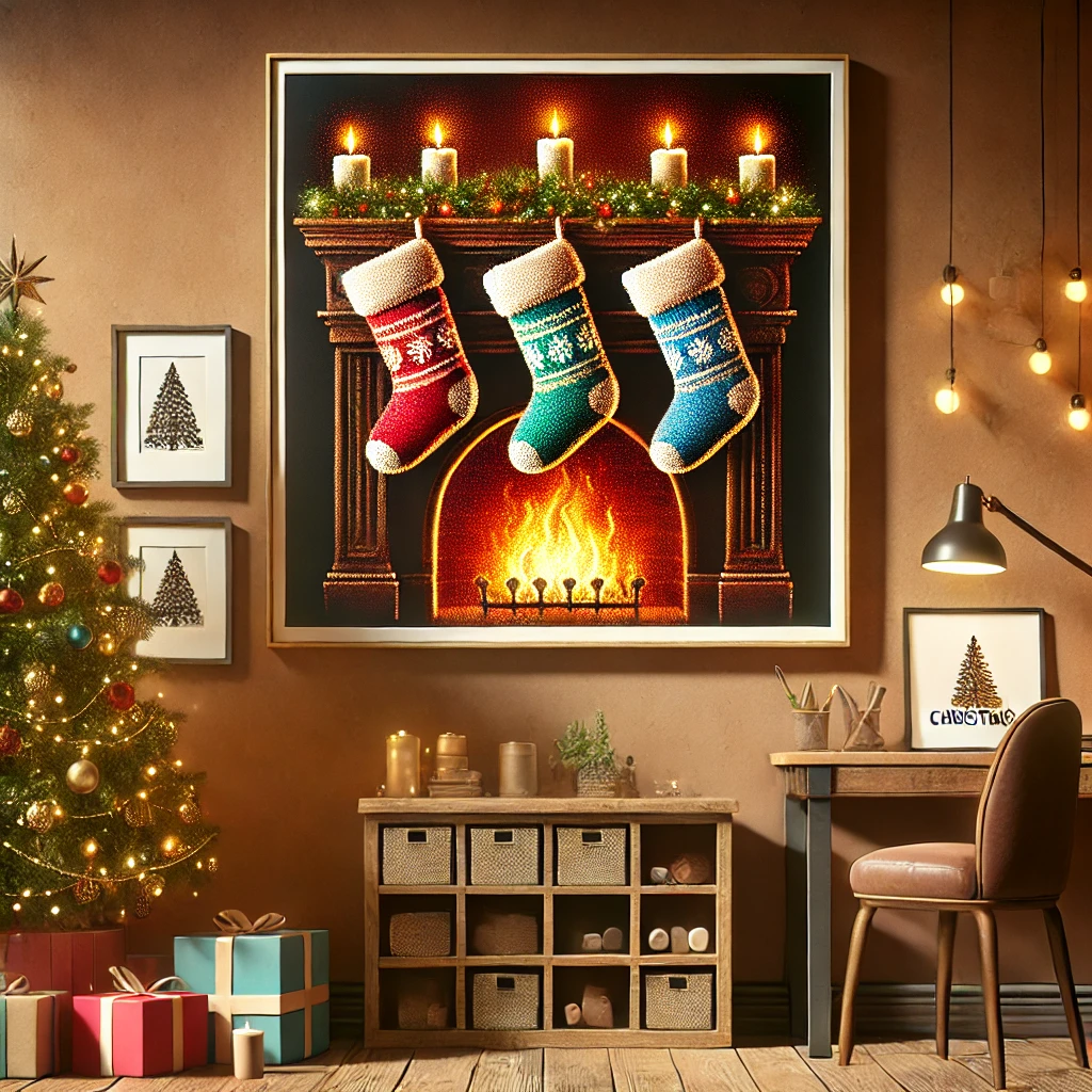 Cozy Christmas Socks Posters - Image 6