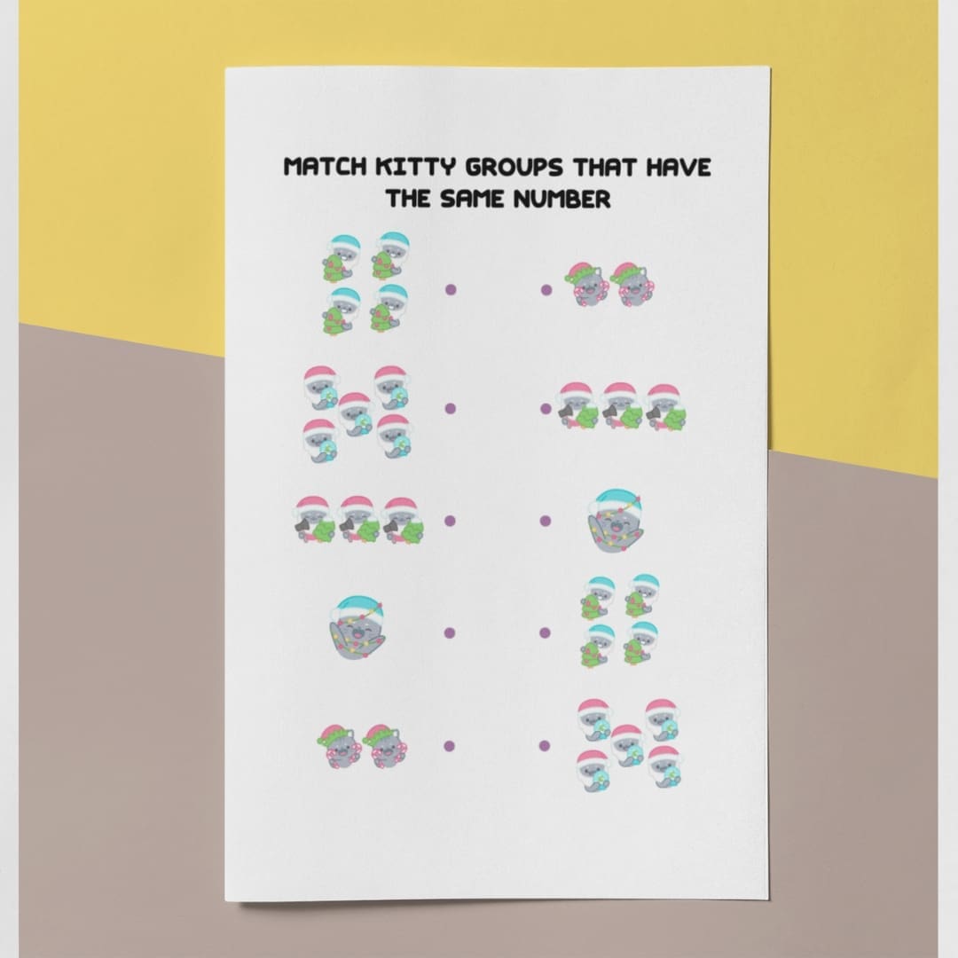 Kitty Christmas Time Activity Sheets - Image 6