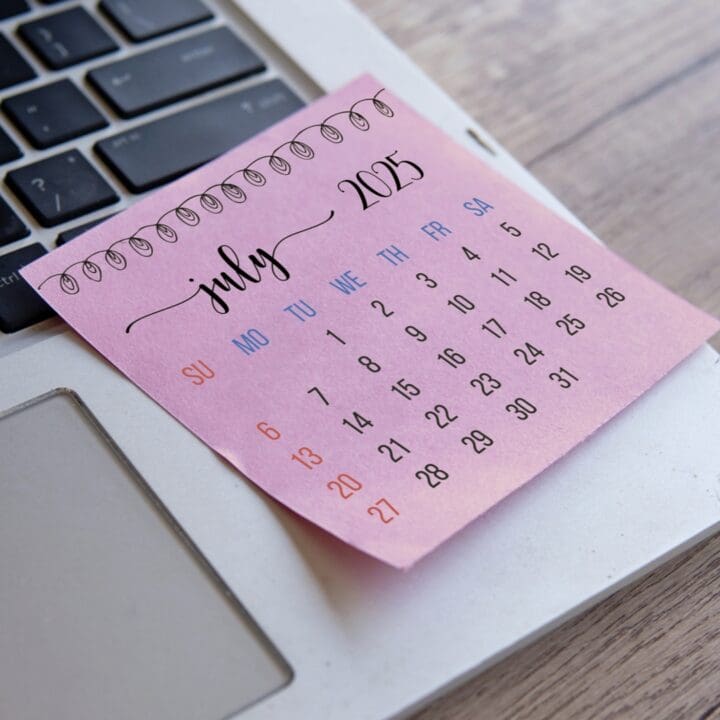 Mini Calendar 2025 Labels (5)