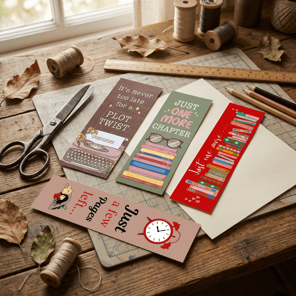 Cute book lover bookmarks collection with reading quotes, colorful book designs, and cozy stationery style for readers, students, and bookworm gifts.
