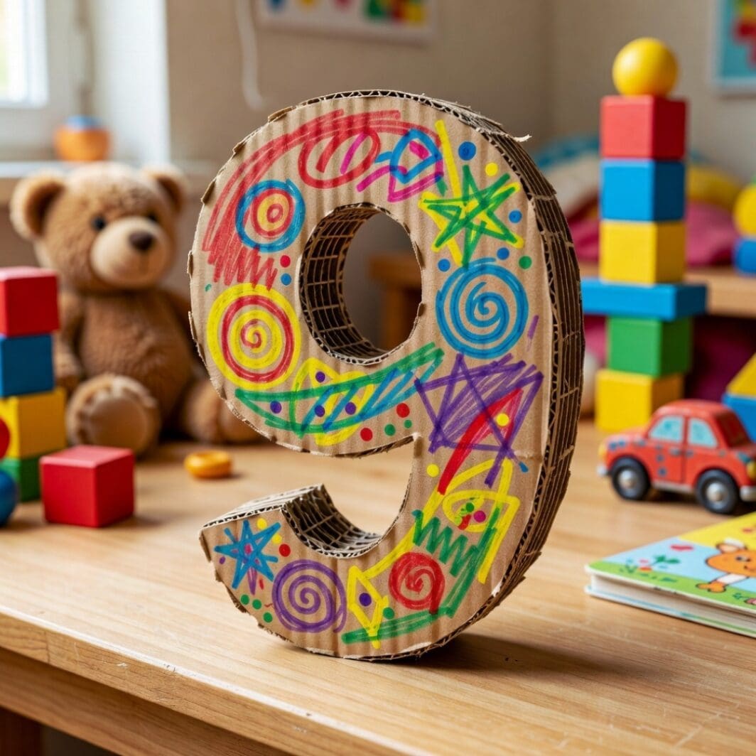 Printable 3D number box templates for birthdays and events, featuring DIY cardboard numbers 0 to 9 for party decorations, classroom crafts, and creative home activities.